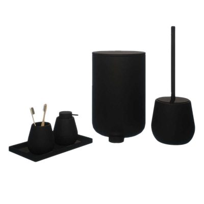 סט אביזרי אמבטיה 5 חלקים Naya שחור<br><span style="color: rgb(255, 0, 0);"><strong> משלוח חינם עד 7 ימי עסקים<br> אספקה מיידית באיסוף עצמי<br /></strong></span>