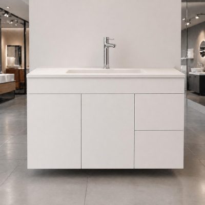 ארון דגם ARIEL כולל כיור אינטגרלי<br><span style="color: rgb(255, 0, 0);"><strong>מתצוגה<br /></strong></span>